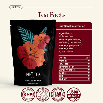 Vibrant Organic Hibiscus Tea