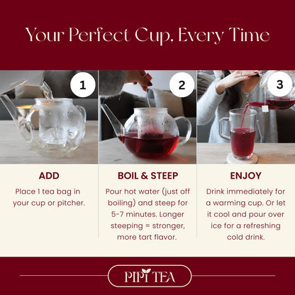 Vibrant Organic Hibiscus Tea