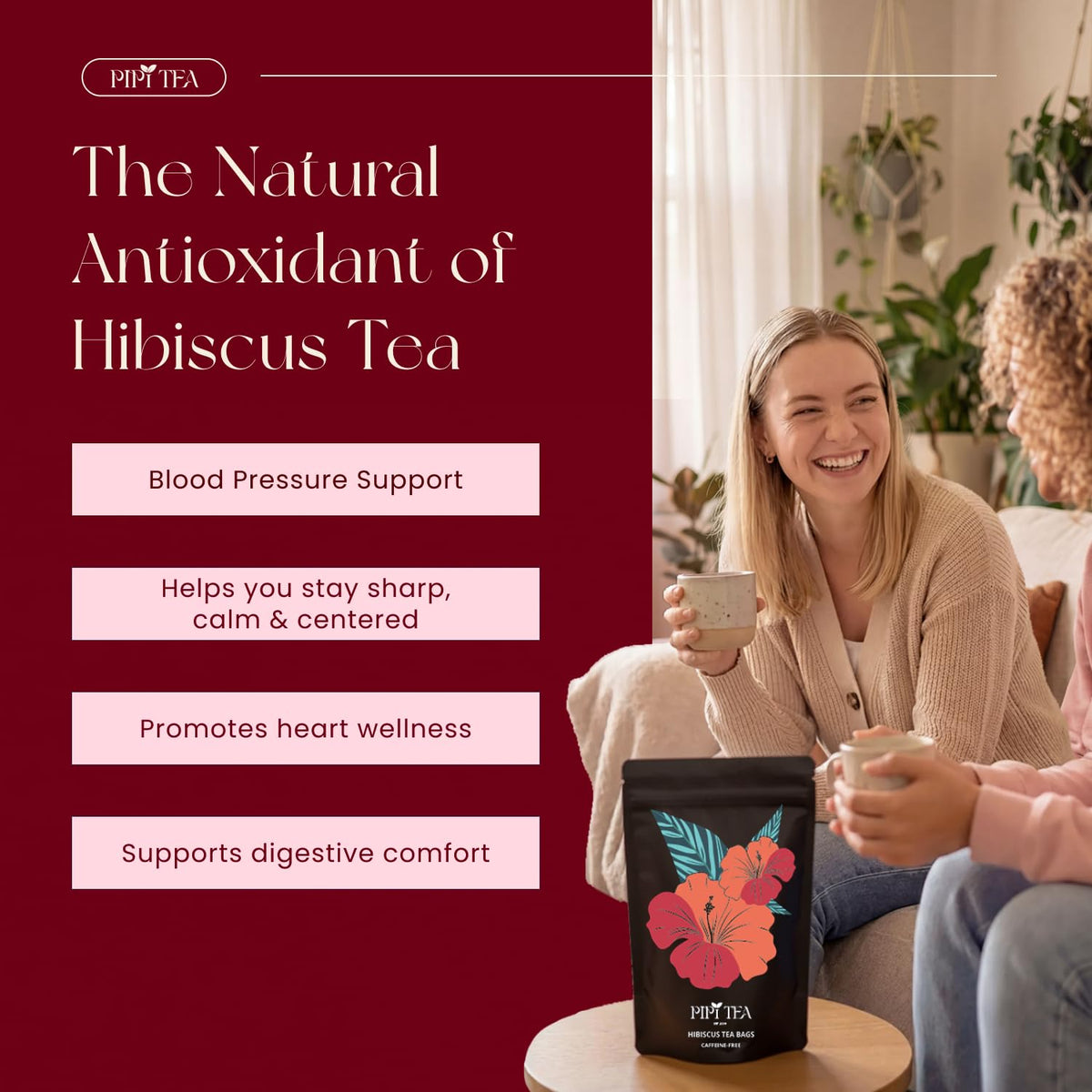 Vibrant Organic Hibiscus Tea