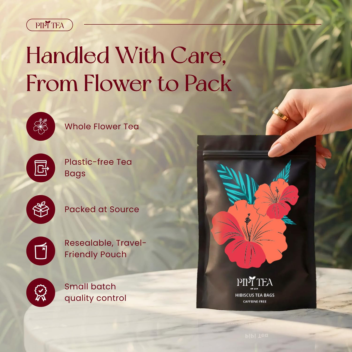 Vibrant Organic Hibiscus Tea